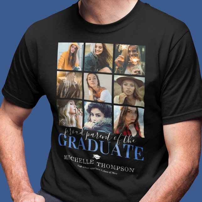 Zu Ehren des Graduate Foto Collage T - Shirt (Von Creator hochgeladen)