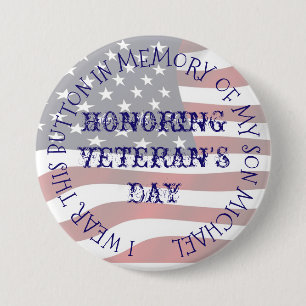 Zu Ehren Ihres militärischen Buttons