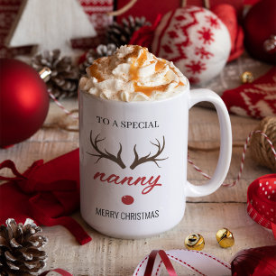 Zu einem besonderen Gruscha frohe Weihnachten Hirs Kaffeetasse