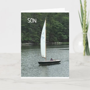 ZU EINEM GROSSEN SOHN AM GEBURTSTAG! KARTE