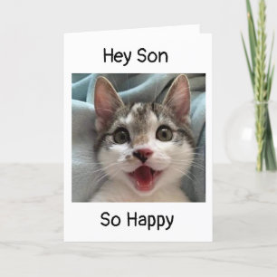 ZU EINEM GROSSEN SOHN AM GEBURTSTAG! KARTE