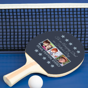 Zu einem Phantastischen Vater am Foto des Vaters Tischtennis Schläger