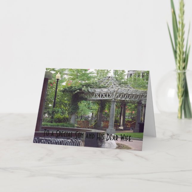 Zu einem speziellen Sohn u. zu seiner lieben Karte (Vorderseite)