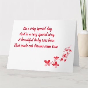 ZU EINER SEHR *BESONDEREN TOCHTER* AM GEBURTSTAG KARTE