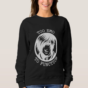 Zu Emo, um künstlerisches Design zu funktionieren Sweatshirt