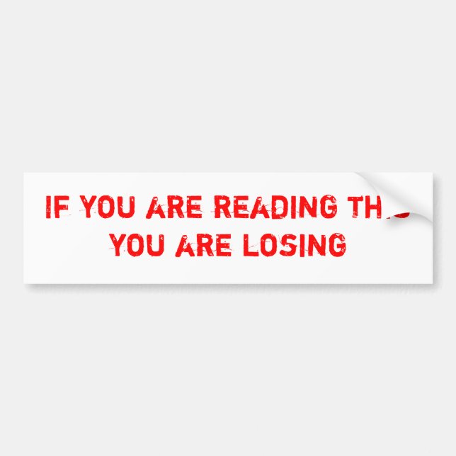 Zu ernst autoaufkleber (Vorne)