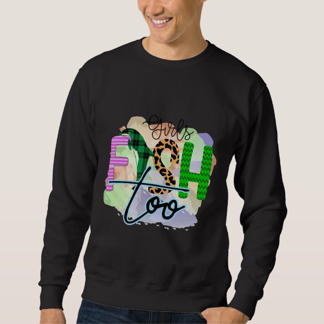 Zu Fisch Sweatshirt (Vorderseite)