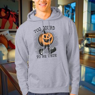 Zu goured, um wahr zu sein - Vintage Pumpkin Hoodi Hoodie