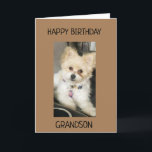 ZU GRANDSON AM GEBURTSTAG! KARTE<br><div class="desc">VIELEN DANK FÜR DAS STOPPEN EINES MEINER ACHT GESCHICHTEN!!!</div>