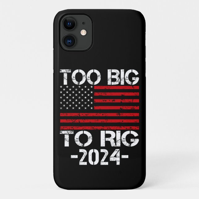 Zu groß für die Wahlen 2024 Case-Mate iPhone Hülle (Rückseite)