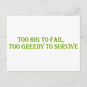 Zu groß zum versag postkarte