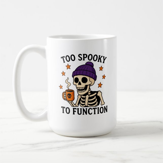 Zu gruselig um zu funktionieren kaffeetasse (Links)