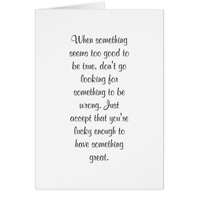 Zu gut, wahr zu sein? (Vorne)