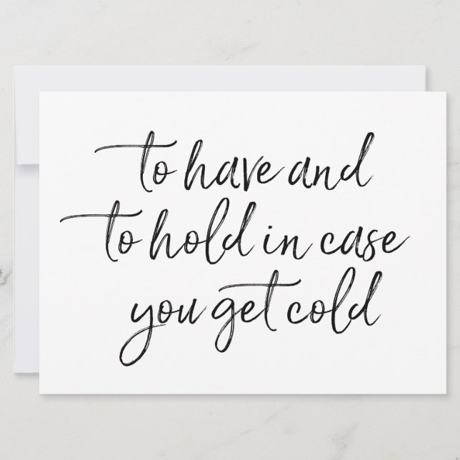 Zu haben und zu halten geworfene Hochzeitsleder Un (Vorderseite)