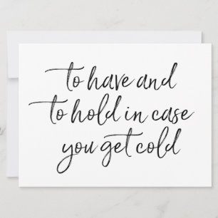 Zu haben und zu halten geworfene Hochzeitsleder Un