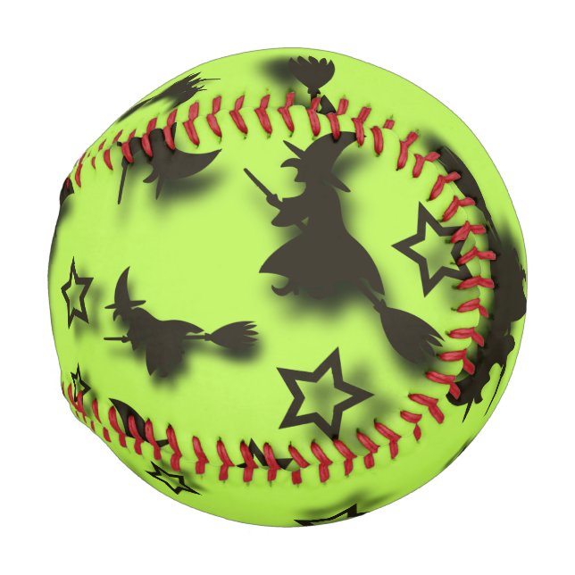 Zu Halloween Abend 3D unter Sternen fliegen Baseball (Vorne Rechts)