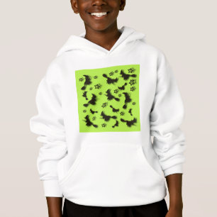 Zu Halloween Abend 3D unter Sternen fliegen Hoodie