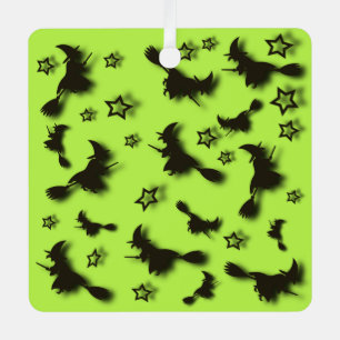 Zu Halloween Abend 3D unter Sternen fliegen Ornament Aus Metall