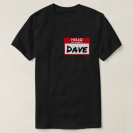 Zu Halloween als Dave T-Shirt