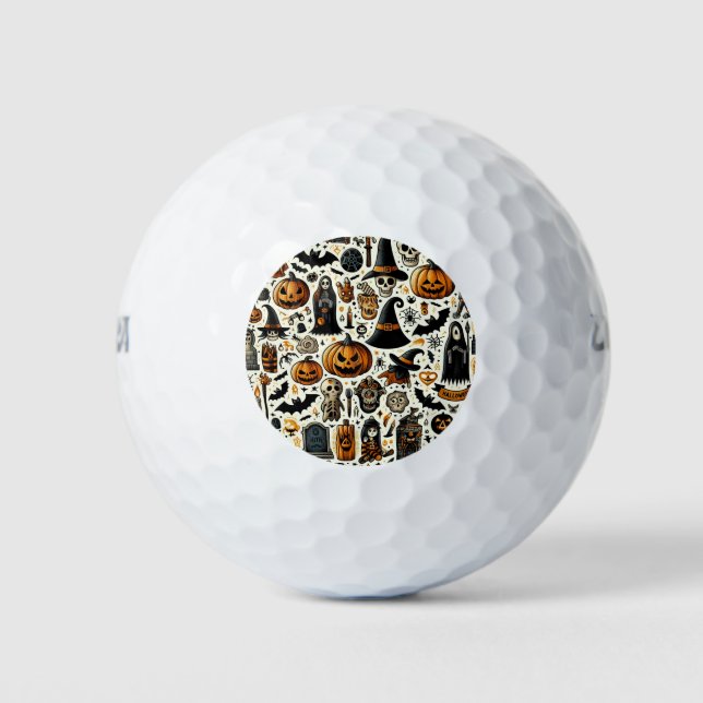 zu Halloween ein Gedenkgolf Golfball (Vorderseite)