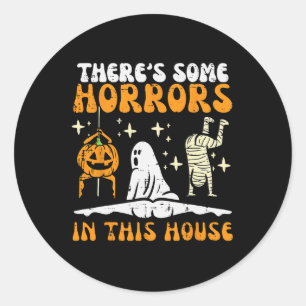 Zu Halloween gibt es ein paar Horror in diesem Hau Runder Aufkleber