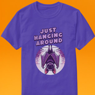 Zu Halloween hing einfach um das Bat Funny Shirt h