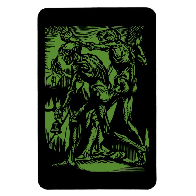 Zu Halloween-Horror toter Bergleute Magnet (Vertikal)