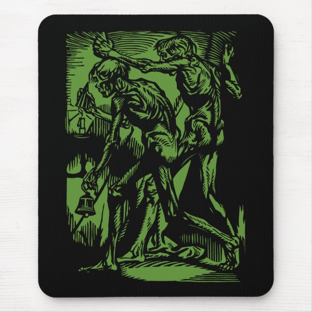 Zu Halloween-Horror toter Bergleute Mousepad (Vorne)