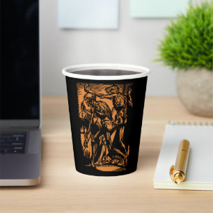 Zu Halloween-Horror toter Bergleute Pappbecher