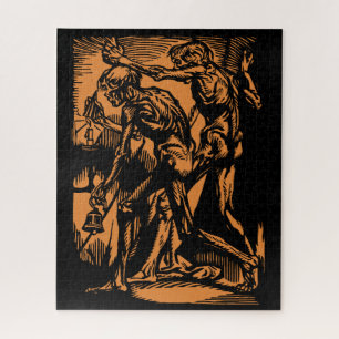 Zu Halloween-Horror toter Bergleute Puzzle