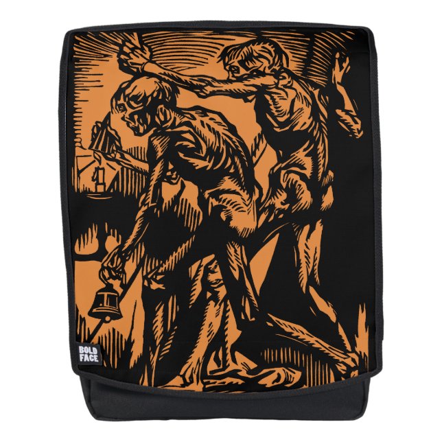 Zu Halloween-Horror toter Bergleute Rucksack (Vorderseite)