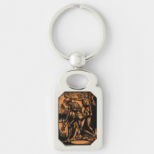 Zu Halloween-Horror toter Bergleute Schlüsselanhänger (Vorderseite)