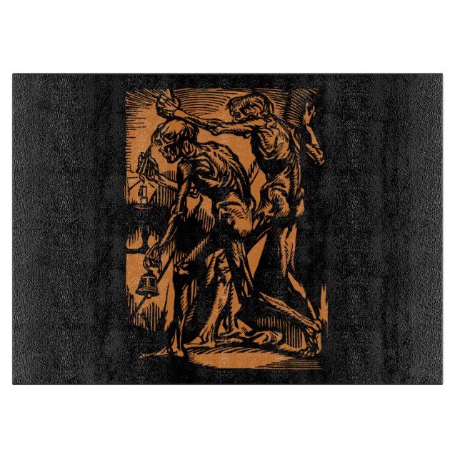 Zu Halloween-Horror toter Bergleute Schneidebrett (Vorderseite)