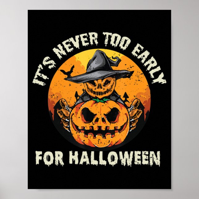 Zu Halloween ist es nie zu früh Poster (Vorne)