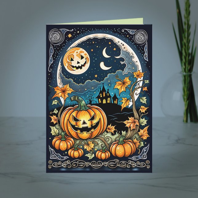 Zu Halloween Karte (Von Creator hochgeladen)