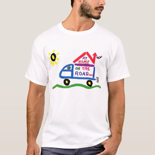Zu Hause auf der Straße T-Shirt (Vorderseite)