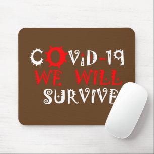 Zu Hause Bleiben Rettet Leben Corona Virus COVID19 Mousepad