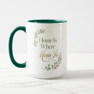Zu Hause ist dort, wo Mama ist Geburtstag Tasse