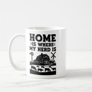 Zu Hause ist dort, wo meine Herde ist Kaffeetasse