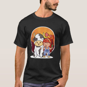 Zu Hause ist dort, wo meine Kühe sind Bauern Kuh R T-Shirt