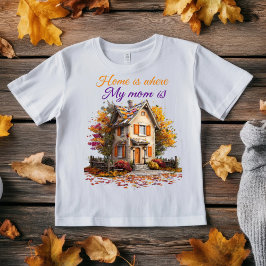 Zu Hause ist dort, wo meine Mutter ist_minimalisti T-Shirt