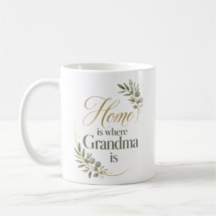 Zu Hause ist dort, wo Oma ist Liebe Kaffeetasse