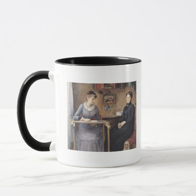 Zu Hause oder Intimität, 1885 Tasse (Links)