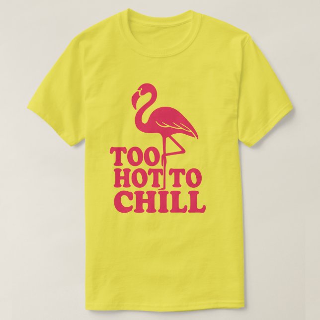 Zu heiß bis kalt T-Shirt (Design vorne)