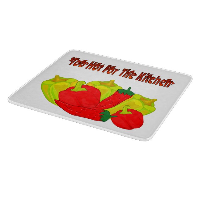 Zu heiß! schneidebrett (Ecke)