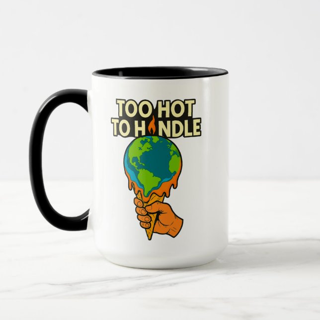 Zu heiß zu handhaben - die Tasse, die schmelzen Mi Tasse (Links)