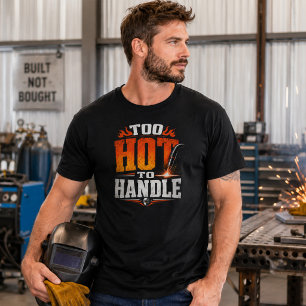 Zu heiß zum Anfassen Schweiß-Shirt Lustiges Schwei T-Shirt