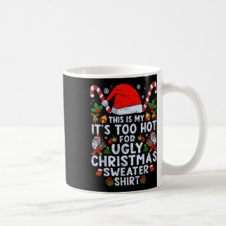 Zu heiße Weihnachten Sweaters Funny Xmas Men Wom Kaffeetasse