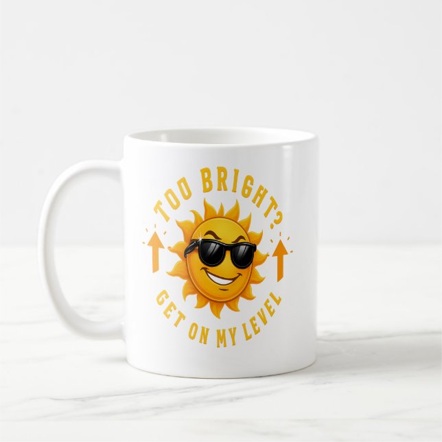 Zu hell? Stell meinen Hebel um Kaffeetasse (Links)