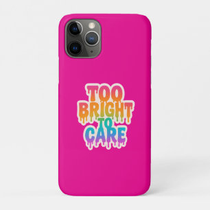 Zu hell zur Pflege - Typografie des Neon-Tropfens Case-Mate iPhone Hülle